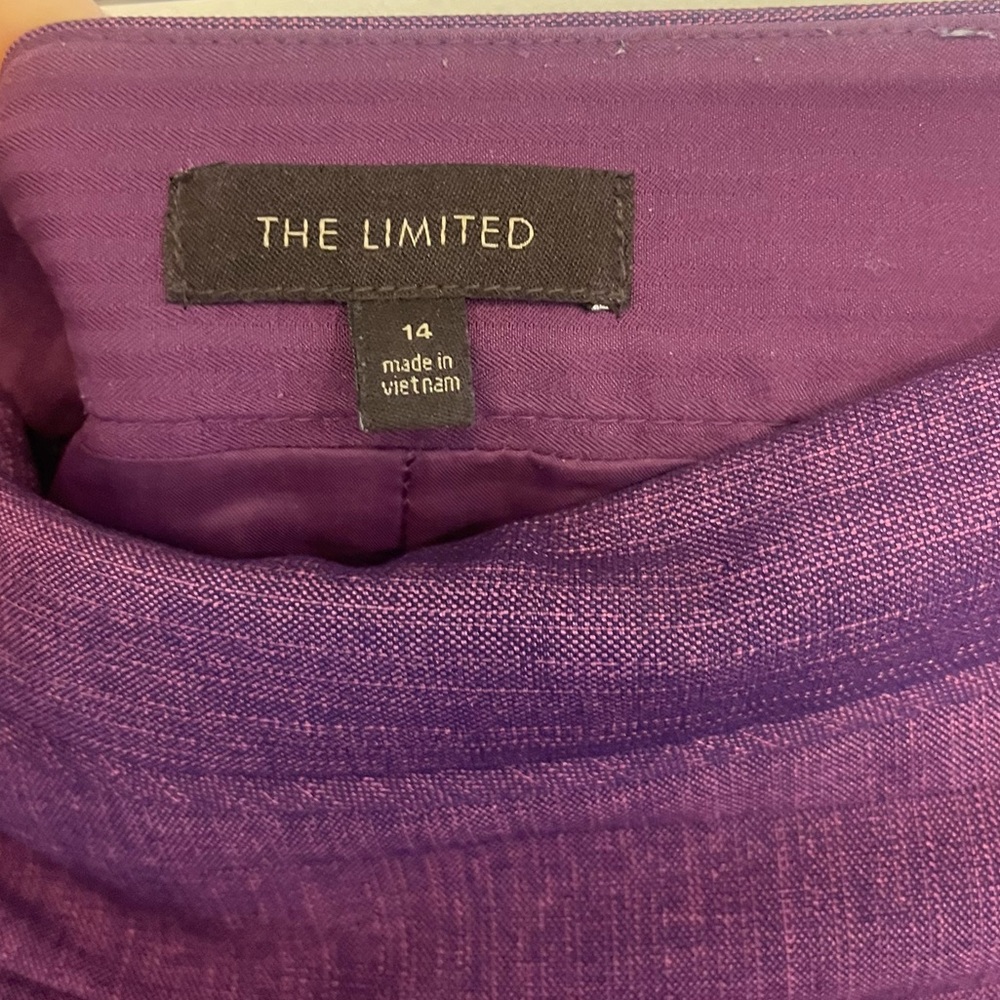 The Limited - Skirt - Purple - Size 14 - Picture 2 of 6